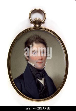 Colonel Elijah Rice 1839 by John Wood Dodge, born New York City 1807-died Pomona, TN 1893 Stock Photo
