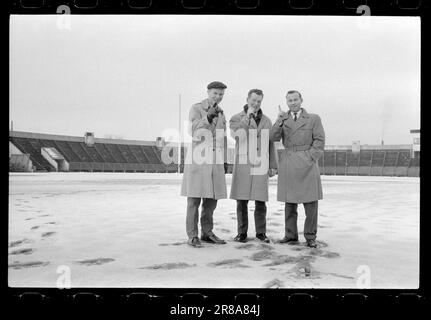 Current 49-1-1960: Over to Professionalism Norway's skating king Knut 'Kuppern' Johannesen says it bluntly: We must move to professionalism. Talking about amateur sports in the world is the purest babble. The national team's centre-back Harald Hennum supports him with all his heart. He wants to get away from the 'amateur spirit' which consists in accepting money under the table. And Rolf Kirkvaag, the man who before Squaw Valley collected almost NOK 250,000 for the Norwegian Ski Association, wants Norwegian national sport. It must be organized under a separate institution, called e.g. Norwegia Stock Photo
