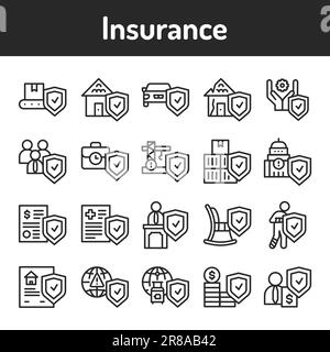 Funeral services color line icons set. Isolated vector element. Outline pictograms for web page, mobile app, promo Stock Vector