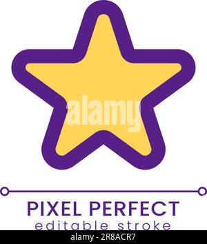 Review pixel perfect RGB color icon Stock Vector Image & Art - Alamy
