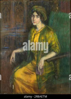 Laura Dreyfus Barney 1911 by Alice Pike Barney, born Cincinnati, OH 1857-died Los Angeles, CA 1931 Stock Photo