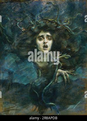 Medusa (Laura Dreyfus Barney) 1892 by Alice Pike Barney, born Cincinnati, OH 1857-died Los Angeles, CA 1931 Stock Photo