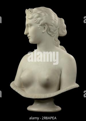 Clytie modeled ca. 1867 by Hiram Powers, born Woodstock, VT 1805-died Florence, Italy 1873 Stock Photo