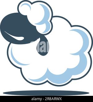 Sheep logo icon design illustration Stock Vector