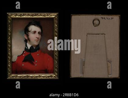 Lieutenant John Trumbull Ray ca. 1814 by Andrew Robertson, Scottish, born Aberdeen, Scotland 1777-died London, England 1845 Stock Photo