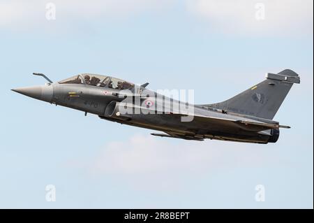 A Dassault Rafale B of the French Air and Space Force. Stock Photo