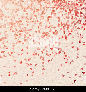 Abstract geometric background. Amazing scattered low poly triangles with colored gradient. Trendy vector illustration. Stock Vector