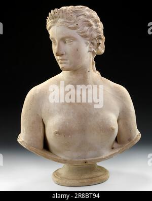 Clytie modeled ca. 1867 by Hiram Powers, born Woodstock, VT 1805-died Florence, Italy 1873 Stock Photo