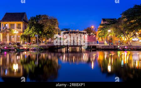 Exploring the Charm of Hoi An through Captivating Pictures Ancient Architecture and Picturesque Landscapes of Vietnam's Hidden Gem Stock Photo