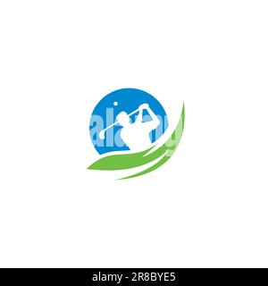 Golf Logo Eco Premium. Golf vector Illustration Stock Vector