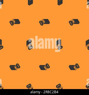 Pack of cigarettes pattern seamless. cigarette background Stock Vector