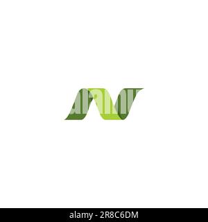 AV or N Logo Symbol. N Icon Design Stock Vector