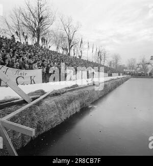 Current 3-5-1960: Long trail to the top Since he was a little boy, Einar Østby (no. 33) has set himself the Olympics as his goal. He knows the price of the places near Sixten Jernberg (No. 28). In the Monolith race, Østby secured a place on the Olympic team.  Photo: Ivar Aaserud / Aktuell / NTB ***PHOTO NOT IMAGE PROCESSED*** Stock Photo