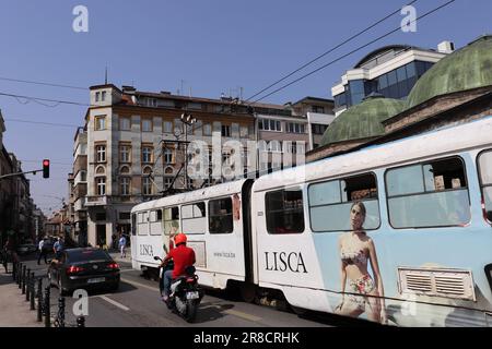 The beauties of the city of Sarajevo and the influences of diffirent cultures are reflected in the architecture of the city. Stock Photo