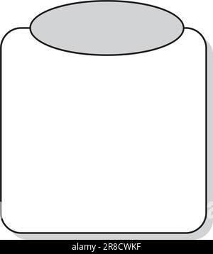 Textbox icon text message element illustration for web mock-up and application presentation user interface Stock Vector