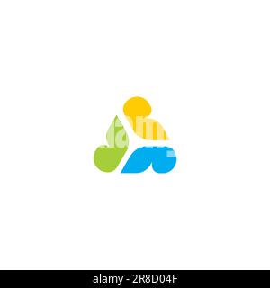 R Triangle Logo. Letter R Logo Simple Stock Vector