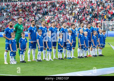 Oslo, Norway 20 June 2023 UEFA European Championship qualifying round match between Norway and Cyprus held at the Ullevaal Stadium in Oslo, Norway credit: Nigel Waldron/Alamy Live News Stock Photo