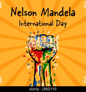 Vector illustration for International Nelson Mandela Day Stock Vector ...