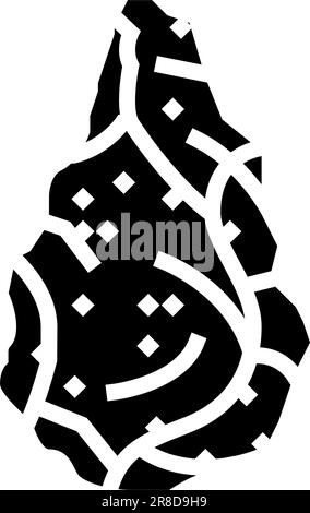 homo habilis tool human evolution glyph icon vector illustration Stock Vector