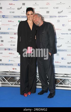 Giovanni Veronesi and Valeria Solarino. Rome Film Festival - N (Lo e ...