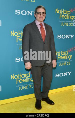 Matthew Broderick attends Sony Pictures' 'No Hard Feelings' New York Premiere at AMC Lincoln Square Theater on June 20, 2023 in New York City. Stock Photo