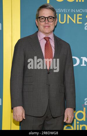 New York, USA. 20th June, 2023. Matthew Broderick attends Sony Pictures ‘No Hard Feelings' premiere at the AMC Lincoln Square, New York, NY, June 20, 2023. (Photo by Anthony Behar/Sipa USA) Credit: Sipa USA/Alamy Live News Stock Photo