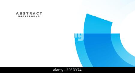 Abstract Minimalist background with blue gradient accent. Vector eps10 Stock Vector