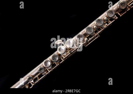 clarinet music instrument isolated on the white background Stock Photo