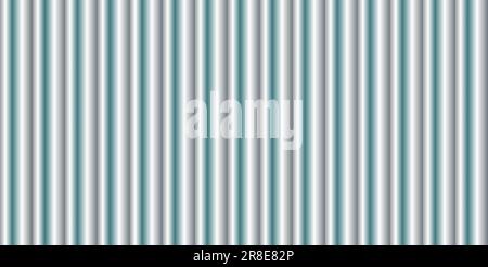 Sheet metal wave, metal tile, abstract background EPS10 Stock Vector