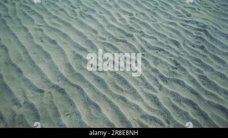 Red Sea, Egypt. 17th June, 2023. Sandy bottom covered with sand hills, Natural background from the underwater depth, Red sea, Egypt (Credit Image: © Andrey Nekrasov/ZUMA Press Wire) EDITORIAL USAGE ONLY! Not for Commercial USAGE! Stock Photo