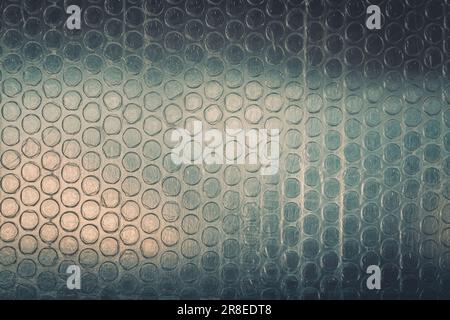 Texture of the packaging air-bubble, bubblewrap packaging material Stock Photo