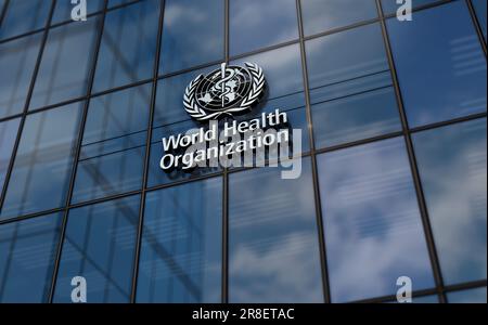 Geneva, Switzerland, June 15, 2023: WHO World Health Organization