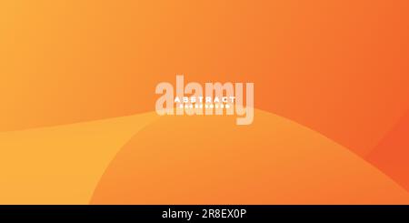 orange background . orange wavy gradation background Stock Vector