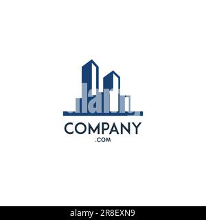 Building Logo Symbol Vector Simple Stock Vector