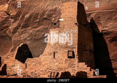 Old Indian dwellings Stock Photo