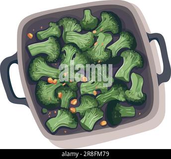 Fresh vegetables on plate, healthy autumn snack. Stock Vector