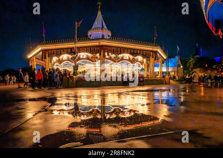 magical go round Stock Photo