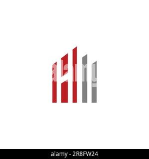 H Building logo. Letter H Home logo Stock Vector