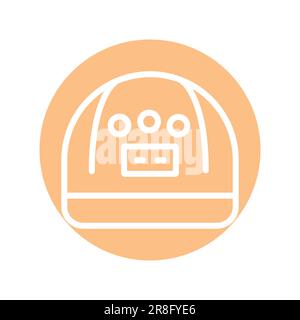 UV, LED lamp color line icon. Isolated vector element. Outline pictogram for web page, mobile app, promo Stock Vector