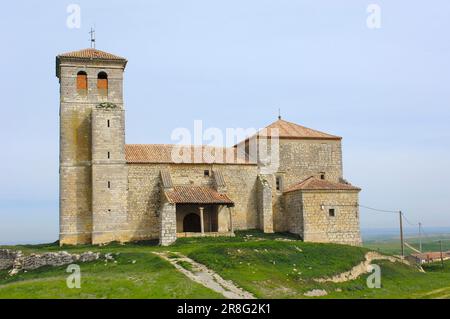 Church of San Esteban, Fuentesecas, Zamora, Castile-Leon, Spain Stock Photo