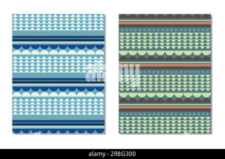 Neo Memphis poster collection. Abstract bold geometric shapes star triangle circle in pink yellow blue orange elements layout vector illustration. Stock Vector