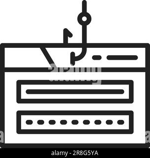 Spoofing Icon Image. Stock Vector