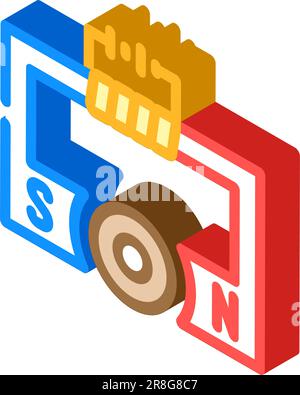 ac generator electrical engineer icon doodle illustration Stock Vector ...