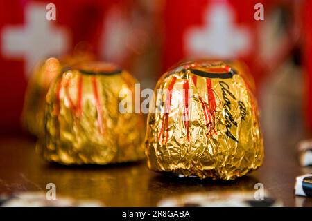 Chocolate Factory Stella, Giubiasco, Canton Ticino, Switzerland Stock Photo