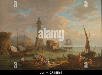 Marine 18th century by Unidentified (French) Stock Photo