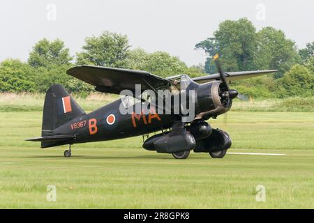 A Flying Day at the Shuttleworth Collection with a Westland Lysander, Old Warden, Bedfordshire in 2010 Stock Photo