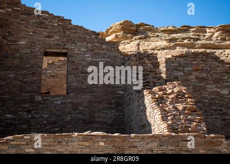 Chaco Canyon Stock Photo