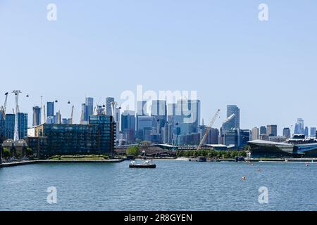 Royal Victoria Dock Footbridge from Below, London Stock Photo - Alamy