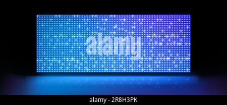 stewardesse Framework Nogen som helst Led light screen concert or show background. Board wall stage with monitor  glow tv pixel texture pattern. Digital television technology lcd projection  studio for cinema or disco club performance Stock Vector Image & Art - Alamy