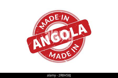 Made In Angola Rubber Stamp Stock Vector